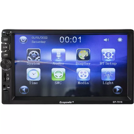 DVD Player Automotivo Ecopower EP-7016 7.0" SD / USB / Bluetooth