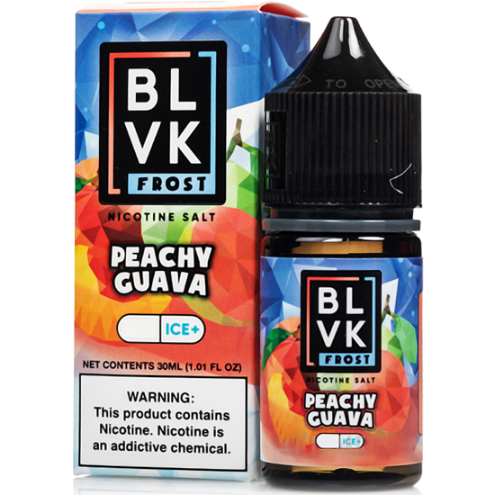 Essência para Vaper BLVK Frost Salt Peachy Guava Ice+ 30ML