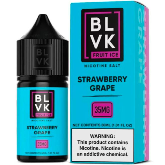 Essência para Vaper BLVK Fruit Ice Salt Strawberry Grape 30ML