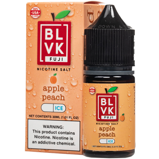 Essência para Vaper BLVK Fuji Salt Apple Peach 30ML