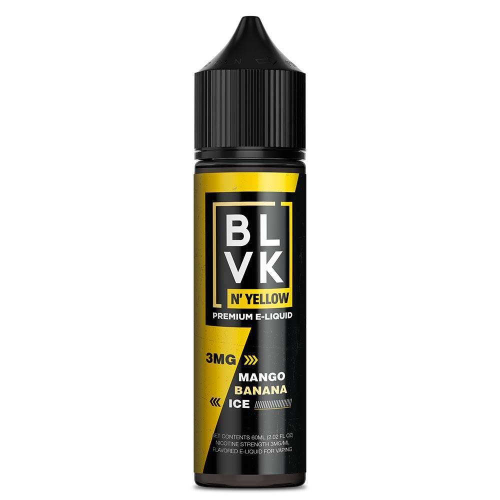 Essência para Vaper BLVK N' Yellow Mango Banana Ice 60ML