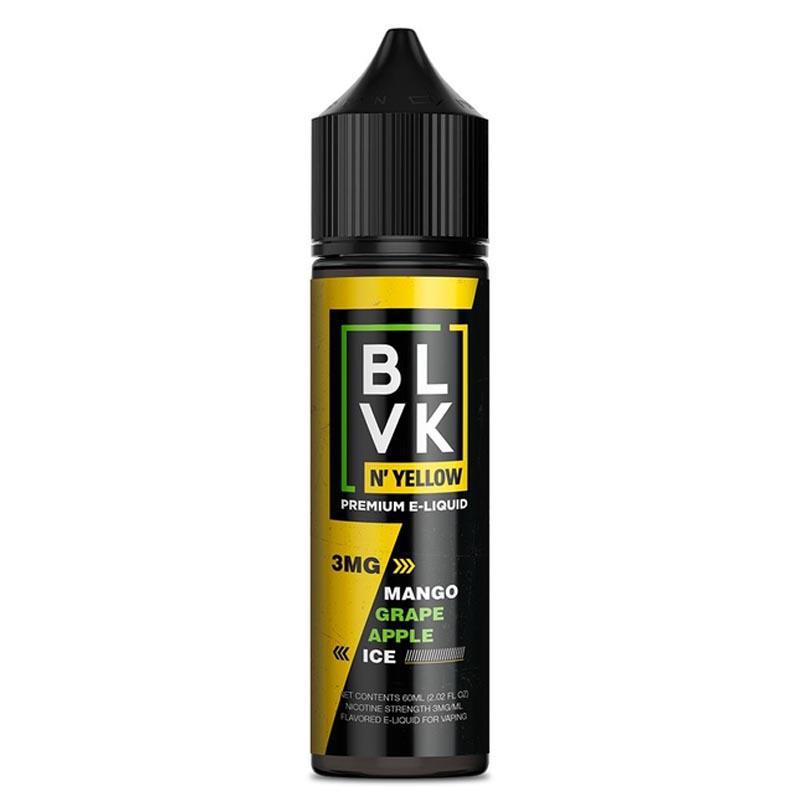 Essência para Vaper BLVK N' Yellow Mango Grape Apple Ice 60ML