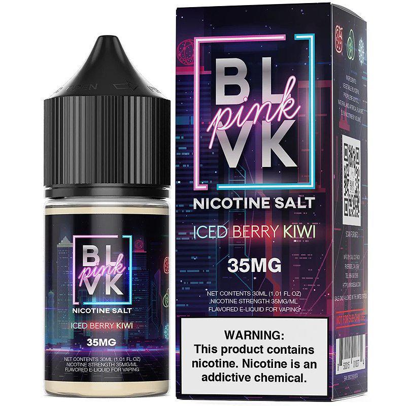 Essência para Vaper BLVK Pink Salt Iced Berry Kiwi 30ML foto 1