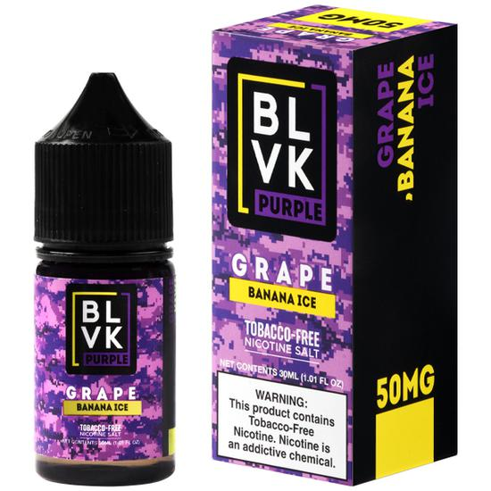 Essência para Vaper BLVK Purple Salt Grape Banana Ice 30ML
