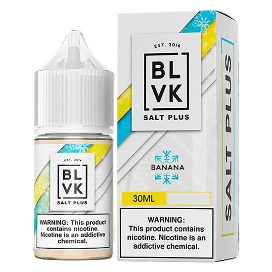 Essência para Vaper BLVK Salt Plus Banana Ice 30ML