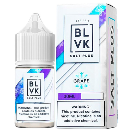 Essência para Vaper BLVK Salt Plus Grape Ice 30ML