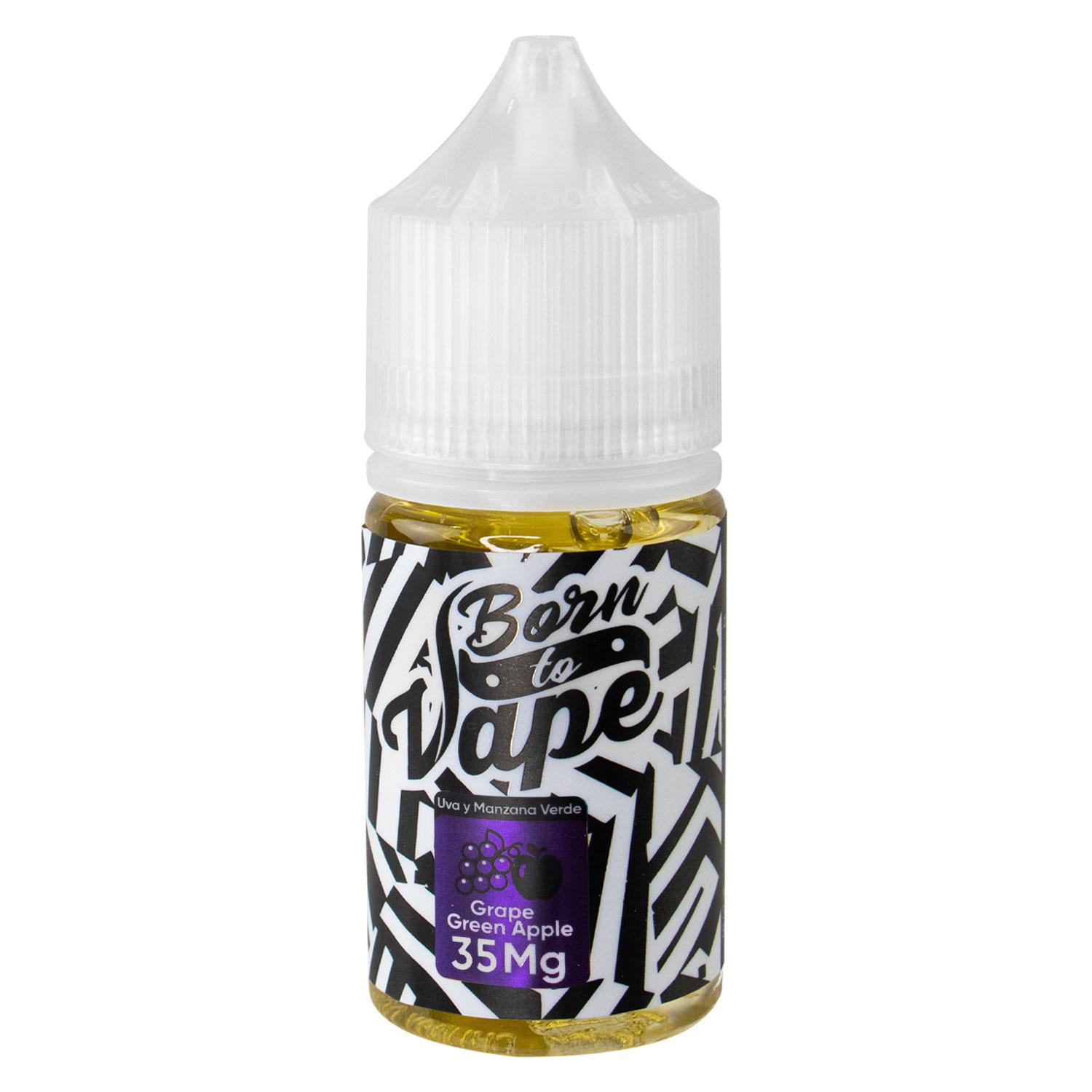 Essência para Vaper Born To Vape NicSalt Grape Green Apple 30ML