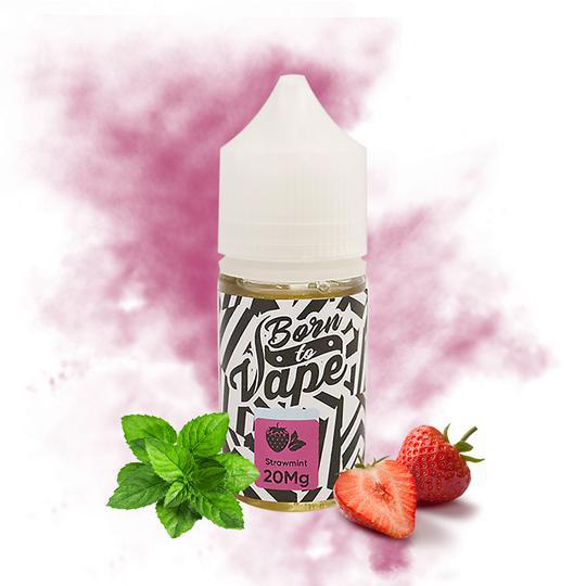 Essência para Vaper Born To Vape NicSalt Strawmint 30ML