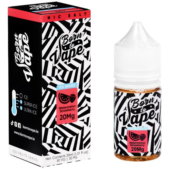 Essência para Vaper Born To Vape NicSalt Watermelon Strawberry 30ML