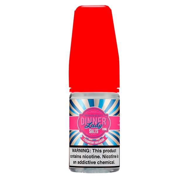 Essência para Vaper Dinner Lady Salt Strawberry Macaroon 30ML