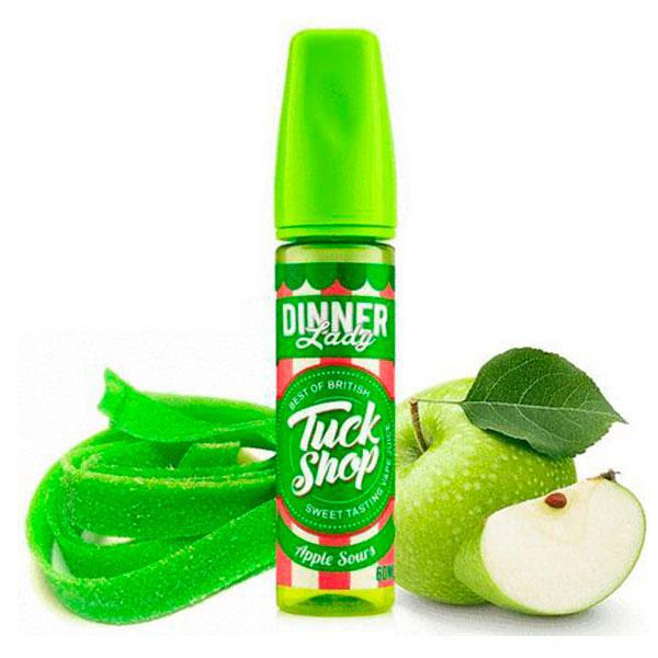 Essência para Vaper Dinner Lady Tuck Shop Apple Sours 60ML