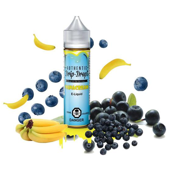 Essência para Vaper Fat Panda Drip Drops Nana Cream 60ML