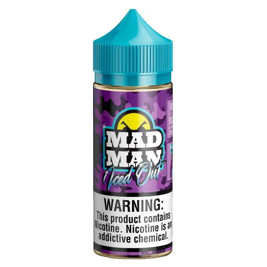 Essência para Vaper Madman Iced Out Crazy Grape Ice 100ML