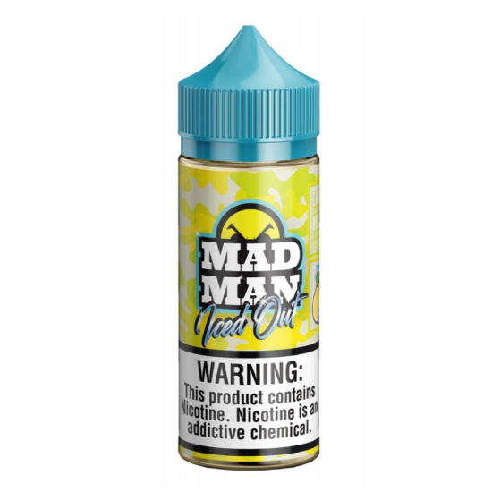 Essência para Vaper Madman Iced Out Crazy Lemon Ice 100ML