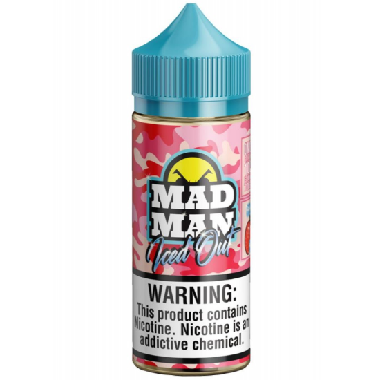 Essência para Vaper Madman Iced Out Crazy Strawberry Ice 100ML