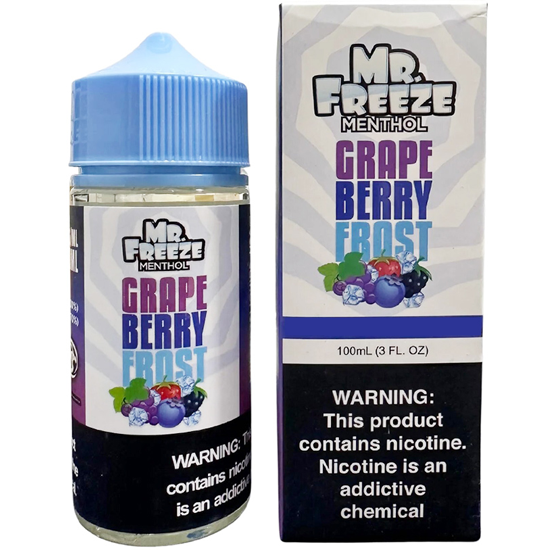Essência para Vaper MR. Freeze Menthol Grape Berry Frost 100ML