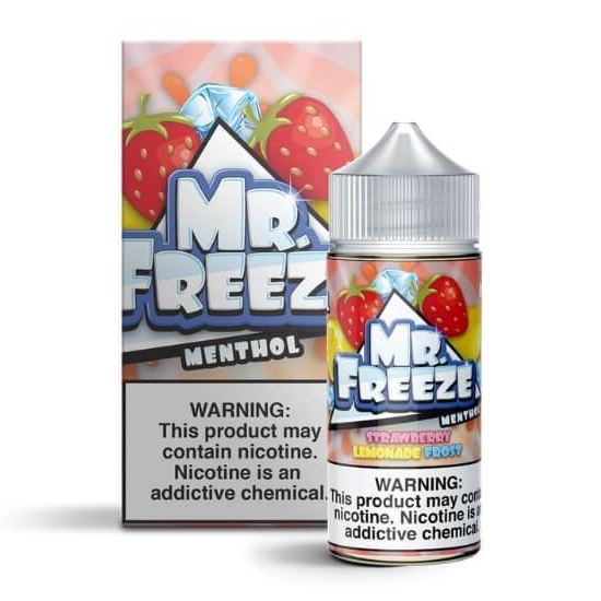 Essência para Vaper MR. Freeze Menthol Strawberry Lemonade Frost 100ML