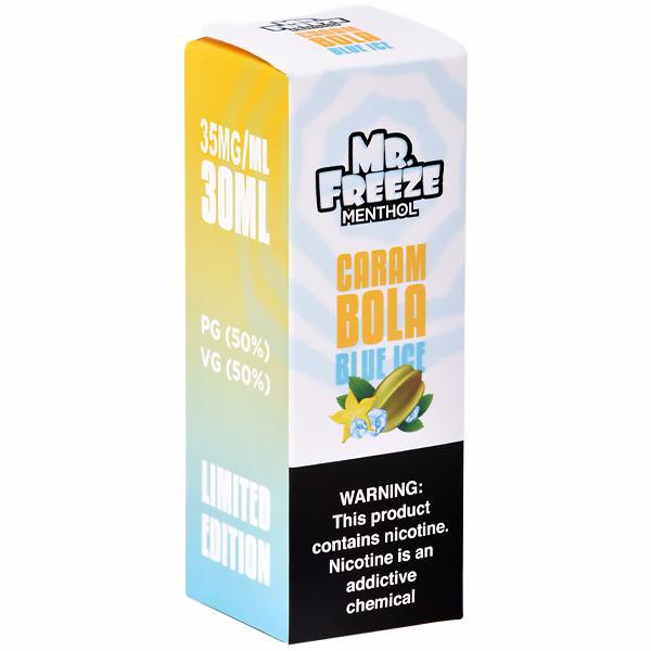 Esencia para Vaper MR. Freeze Salt Carambola Blue Ice 30ML foto 1