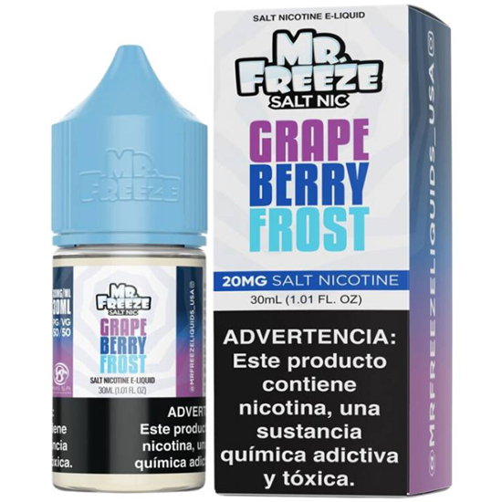 Essência para Vaper MR. Freeze Salt Grape Berry Frost 30ML