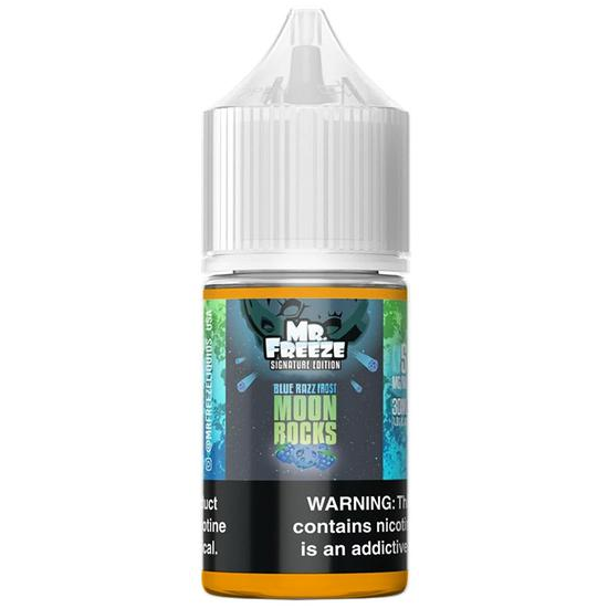 Essência para Vaper MR. Freeze Salt Moon Rocks Blue Razz Frost 30ML