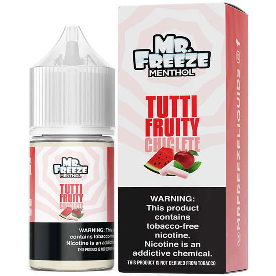 Essência para Vaper MR. Freeze Salt Tutti Fruity Chiclete 30ML