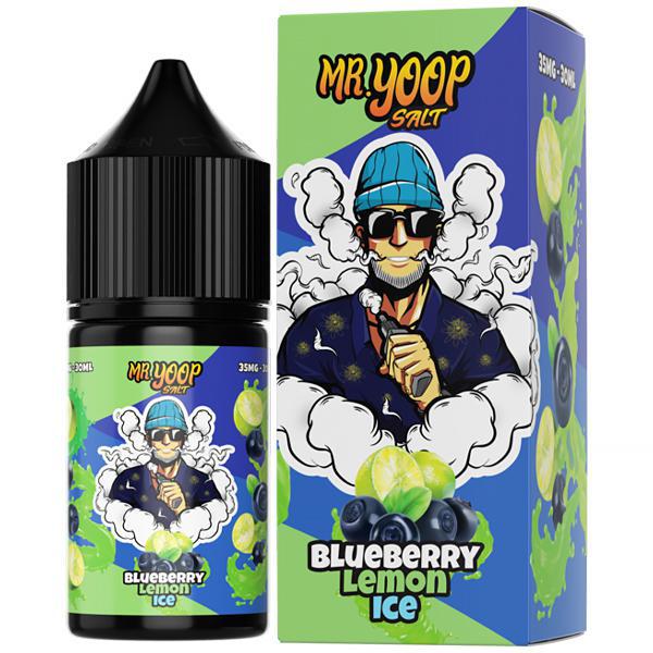 Essência para Vaper MR. Yoop Salt Blueberry Lemon Ice 30ML
