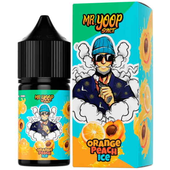 Essência para Vaper MR. Yoop Salt Orange Peach Ice 30ML