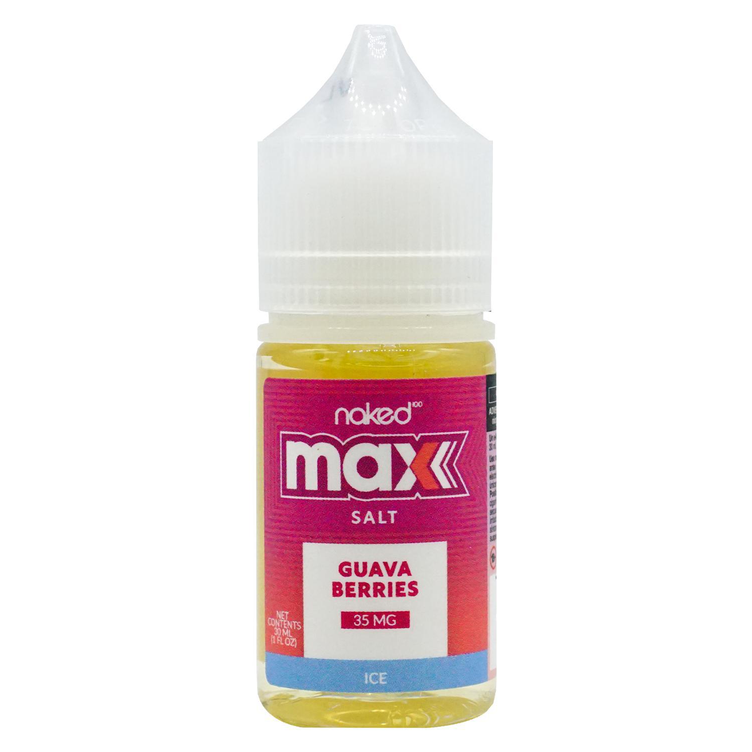 Essência para Vaper Naked Max Salt Guava Berries Ice 30ML