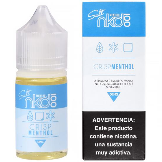 Essência para Vaper Naked 100 Salt Menthol Crisp 30ML