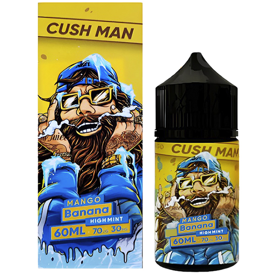 Essência para Vaper Nasty Juice Cush Man Mango Banana High Mint 60ML