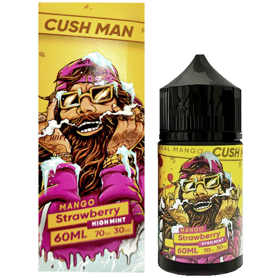 Essência para Vaper Nasty Juice Cush Man Mango Strawberry High Mint 60ML