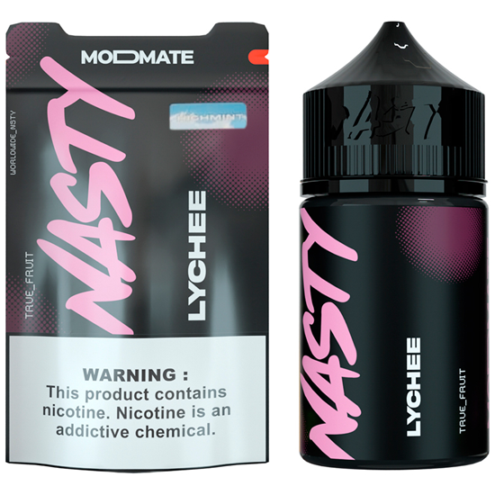 Essência para Vaper Nasty Juice ModMate High Mint Lychee 60ML