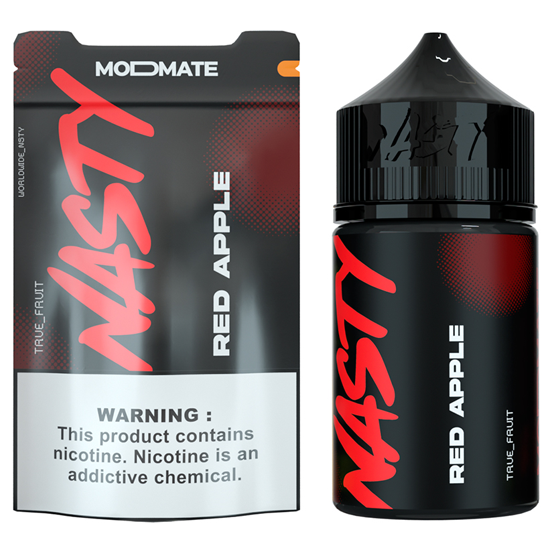 Essência para Vaper Nasty Juice ModMate Red Apple 60ML