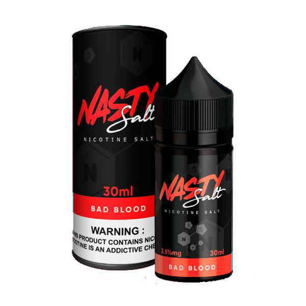 Essência para Vaper Nasty Juice Salt Bad Blood 30ML
