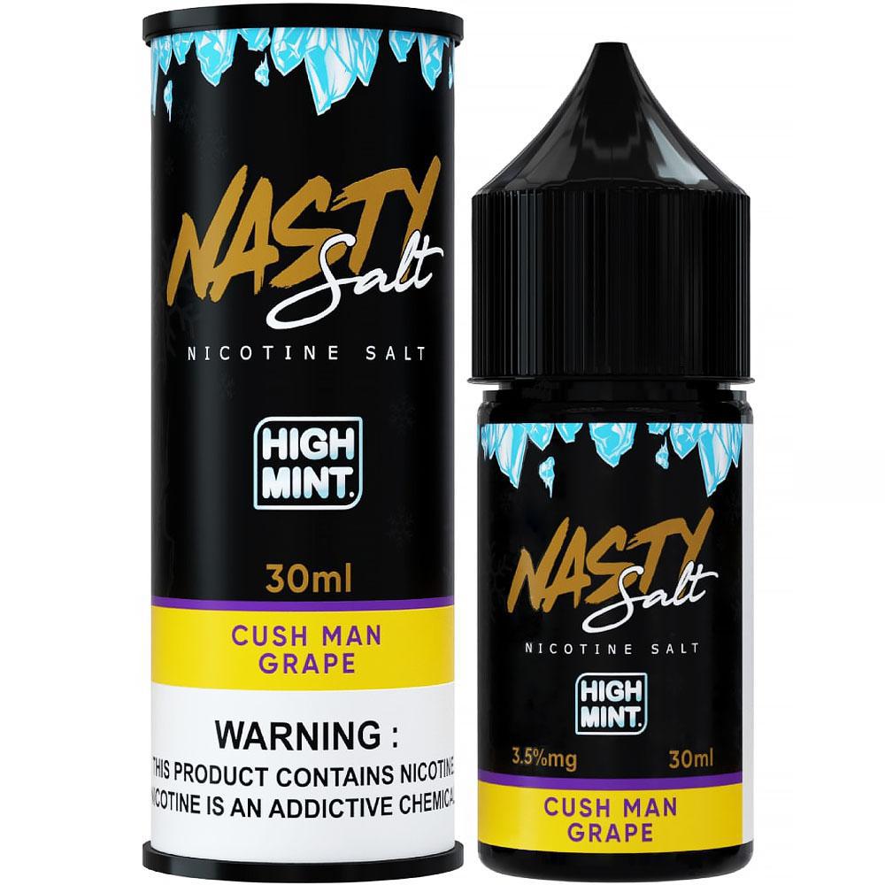 Essência para Vaper Nasty Juice Salt Cush Man Grape High Mint 30ML
