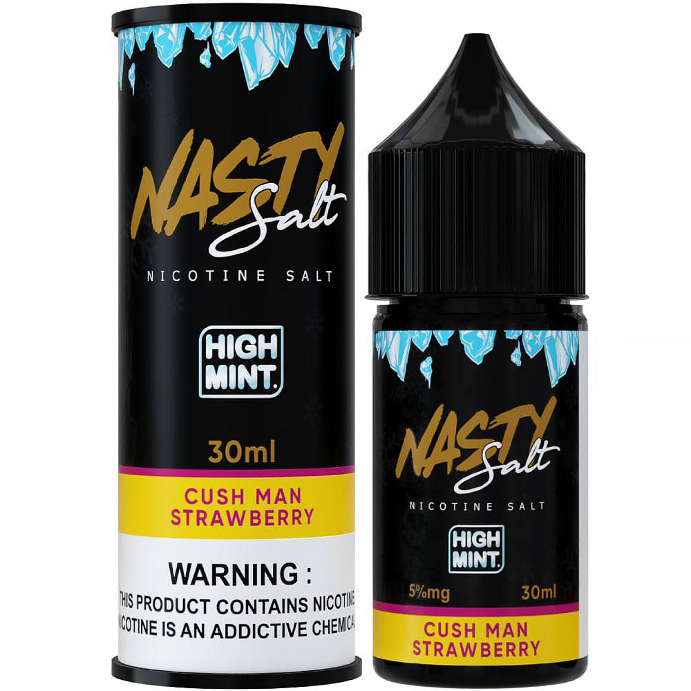 Essência para Vaper Nasty Juice Salt Cush Man Strawberry High Mint 30ML