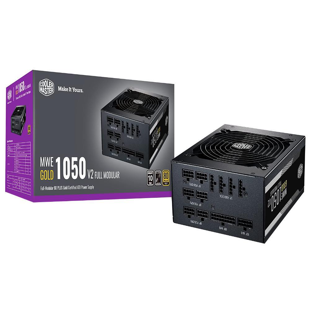 Fonte Cooler Master ATX MWE Gold 1050 V2 80 Plus Gold 1050W