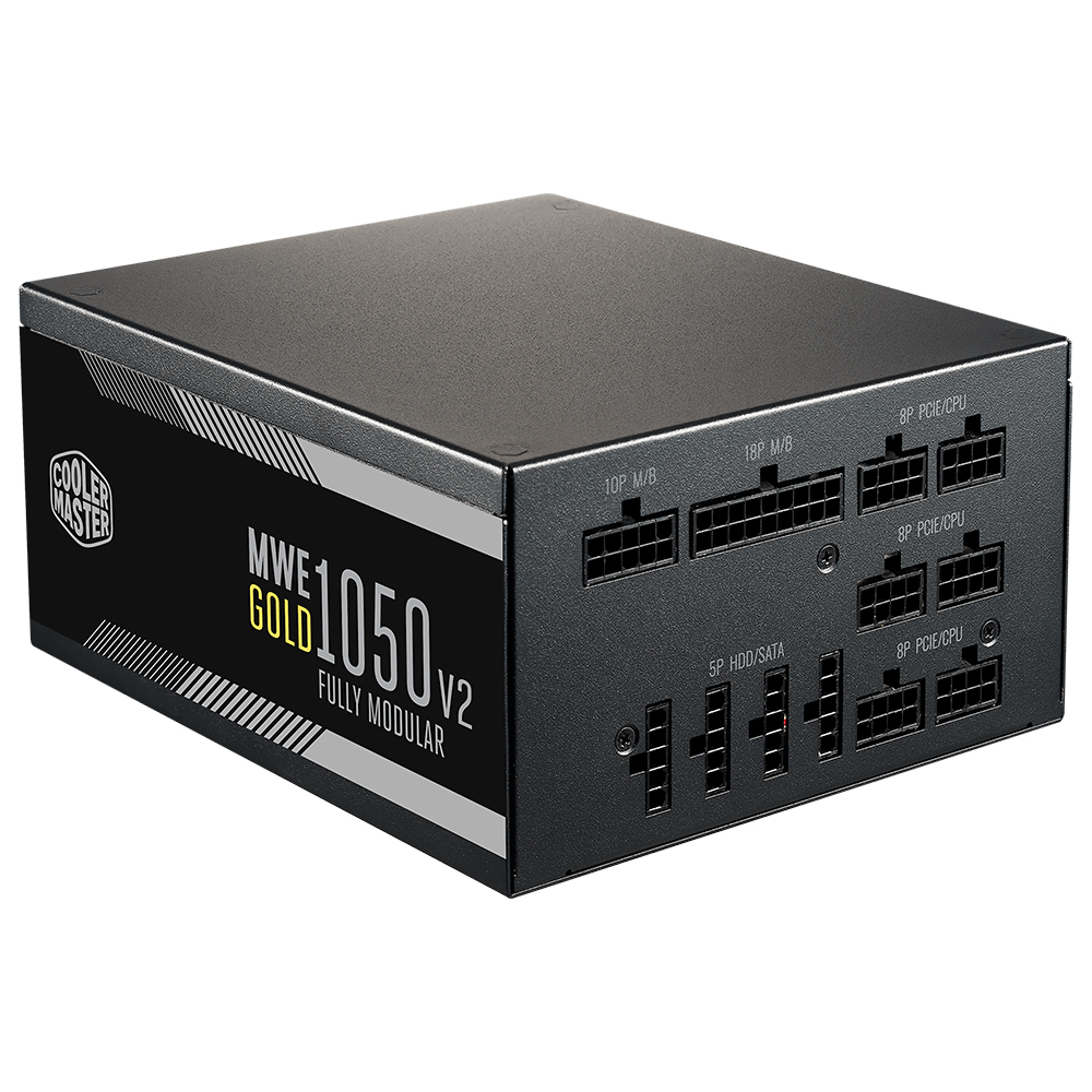 Fonte Cooler Master ATX MWE Gold 1050 V2 80 Plus Gold 1050W foto 1