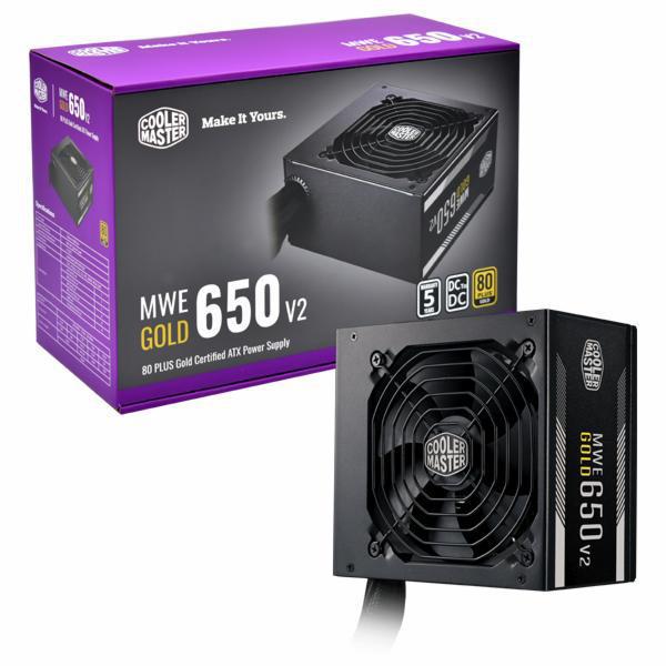 Fonte Cooler Master ATX MWE Gold 650 V2 80 Plus Gold 650W
