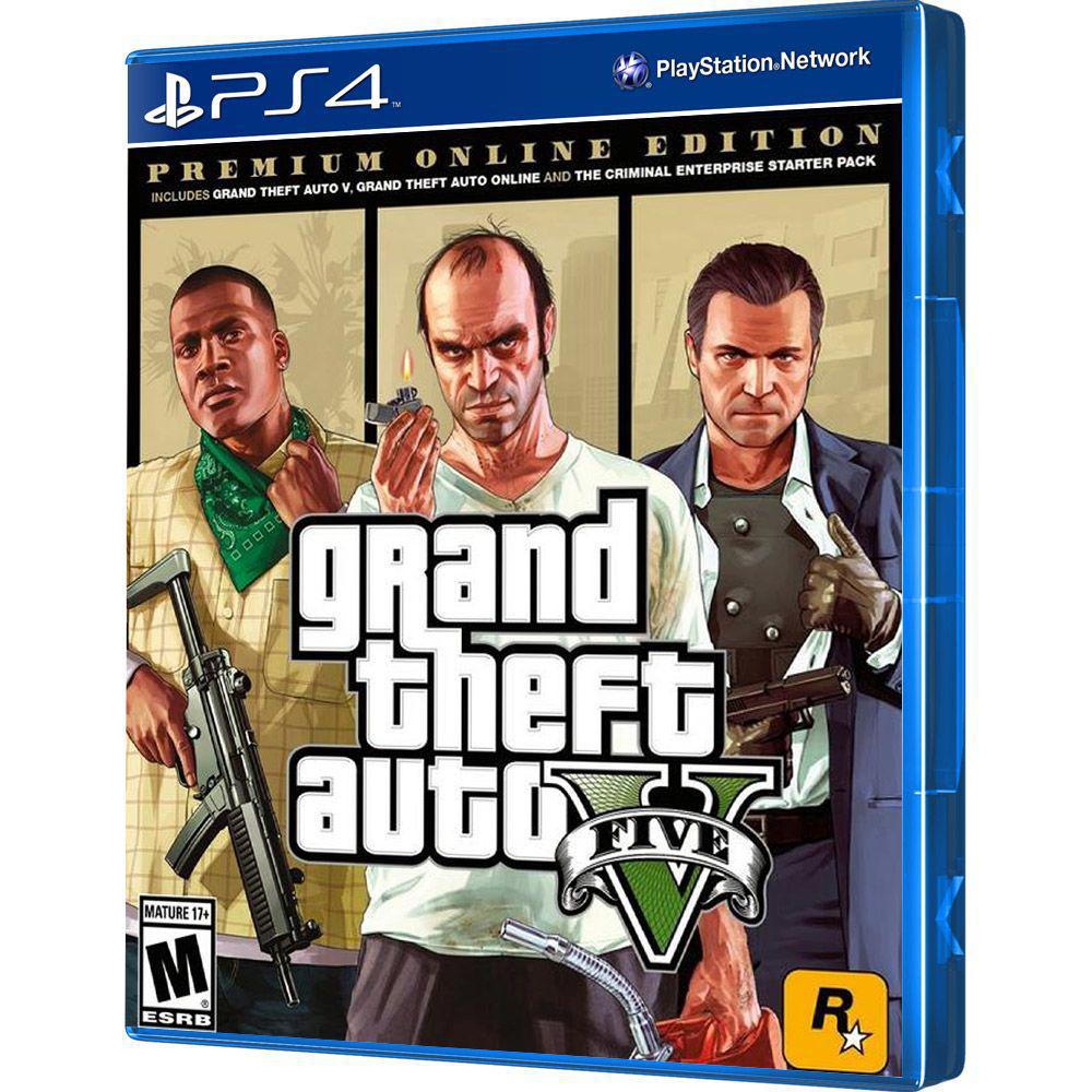 Game Grand Theft Auto V Premium Online Edition Playstation 4 foto principal