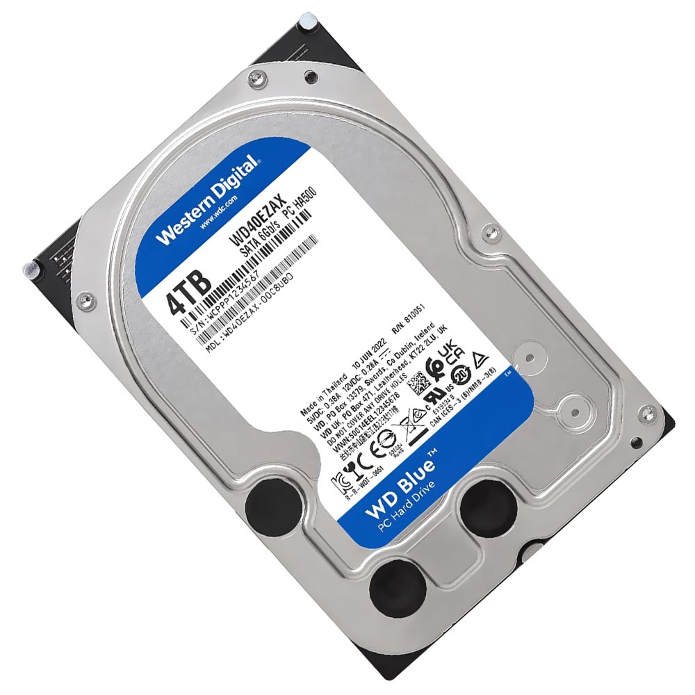 HD Western Digital WD Blue WD40EZAX 4TB 3.5" 5400RPM 256MB foto 1