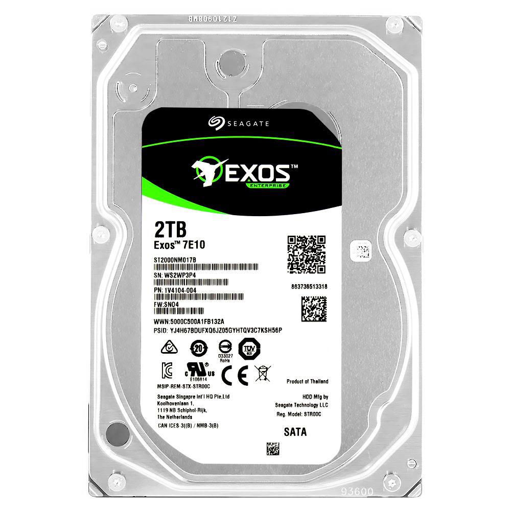 HD Seagate Exos 7E10 Enterprise ST2000NM017B 2TB 3.5" 7200RPM 256MB