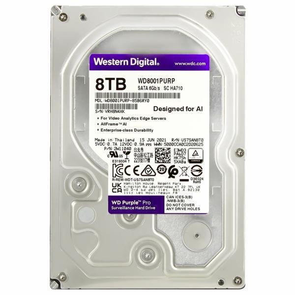 HD Western Digital WD Purple Pro WD8001PURP 8TB 3.5" 5400RPM 256MB
