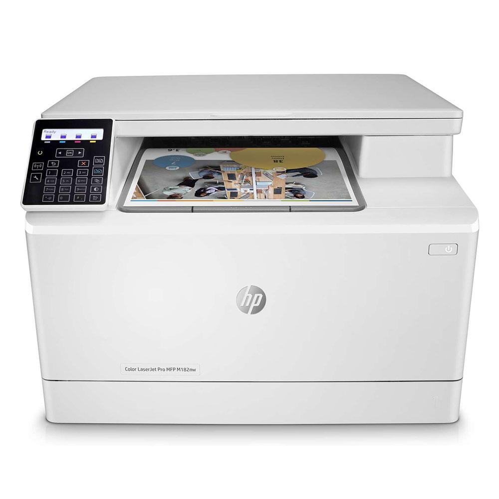Impressora HP Color LaserJet Pro MFP M182NW Multifuncional Wireless 220V
