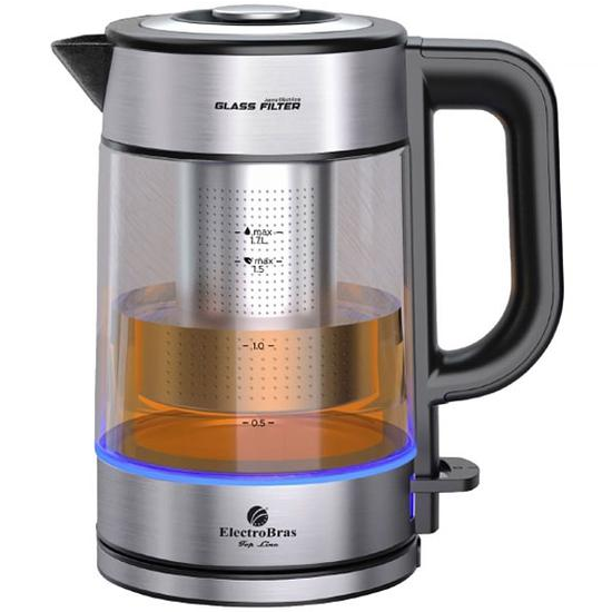 Jarra Elétrica ElectroBras Glass Filter EBJE-06 1.7 Litros 220V