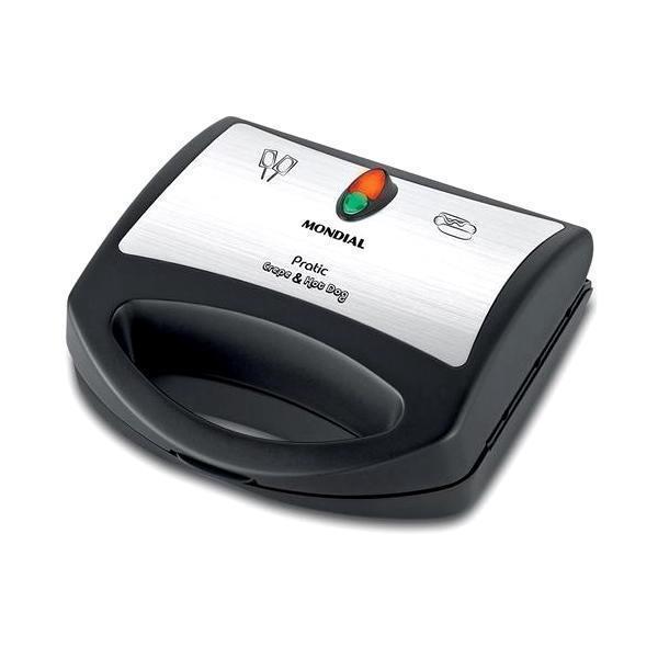 Máquina de Crepe Mondial Pratic Crepe & Hot Dog CP-01 110V