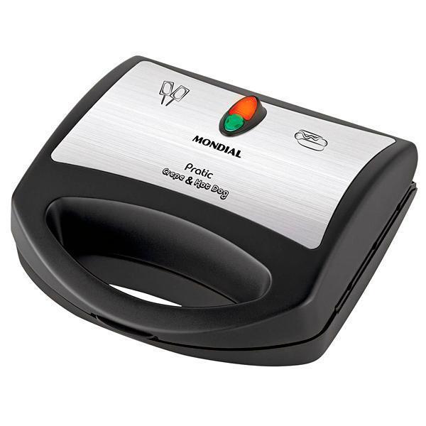 Máquina de Crepe Mondial Pratic Crepe & Hot Dog CP-01 220V