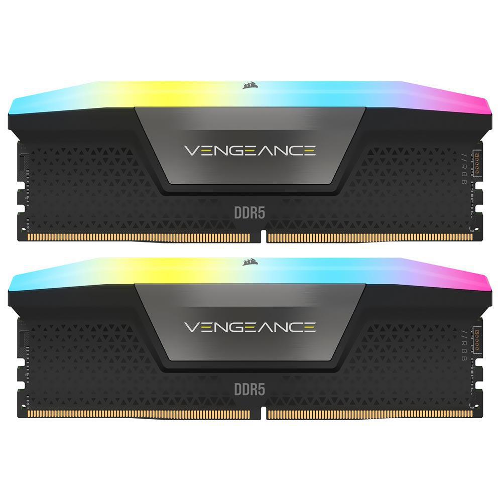 Memória Corsair Vengeance RGB DDR5 32GB (2x 16GB) 6200MHz CMH32GX5M2B6200C36 foto principal