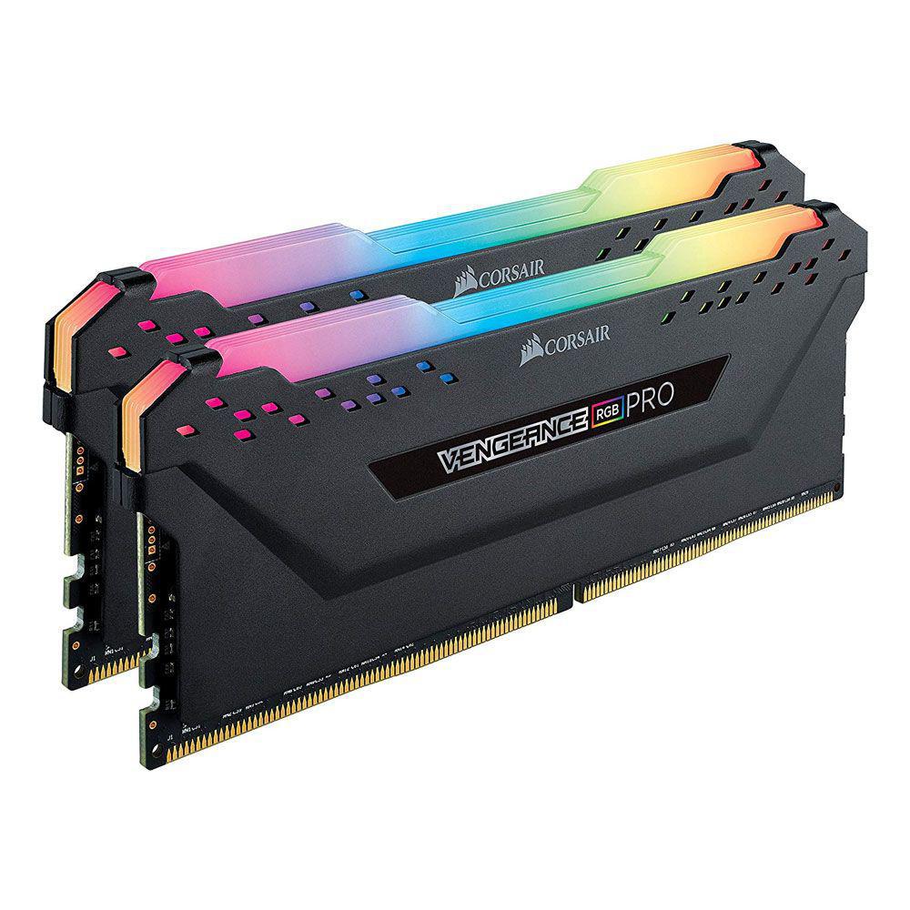 Memória Corsair Vengeance RGB Pro DDR4 16GB (2x 8GB) 3600MHz CMW16GX4M2C3600C18