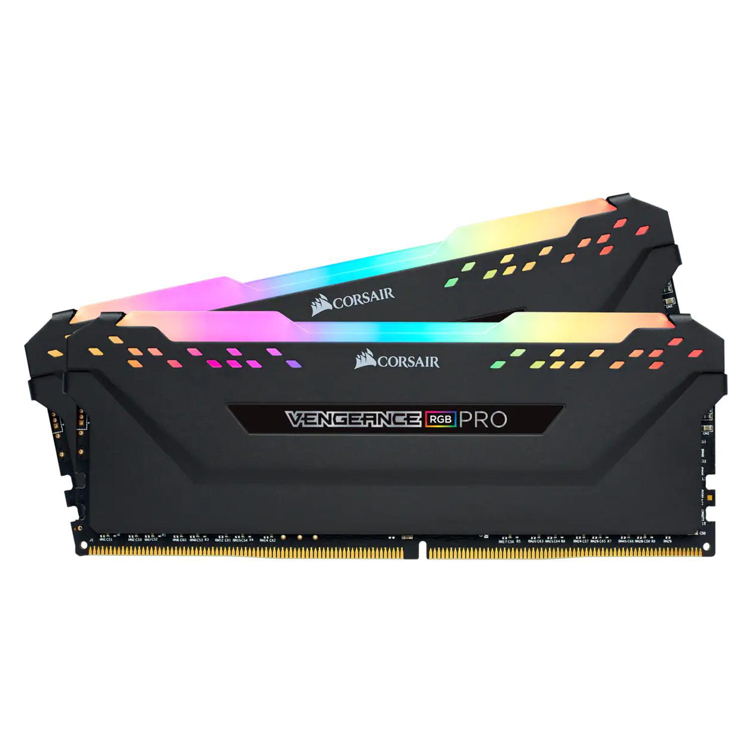 Memória Corsair Vengeance RGB Pro DDR4 64GB (2x 32GB) 3200MHz CMW64GX4M2E3200C16 foto 1